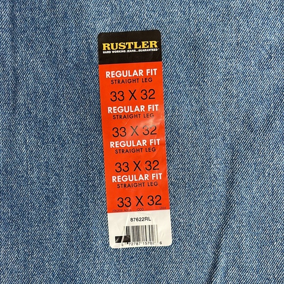 Mens rustler jeans size 33x32 - Picture 3 of 5